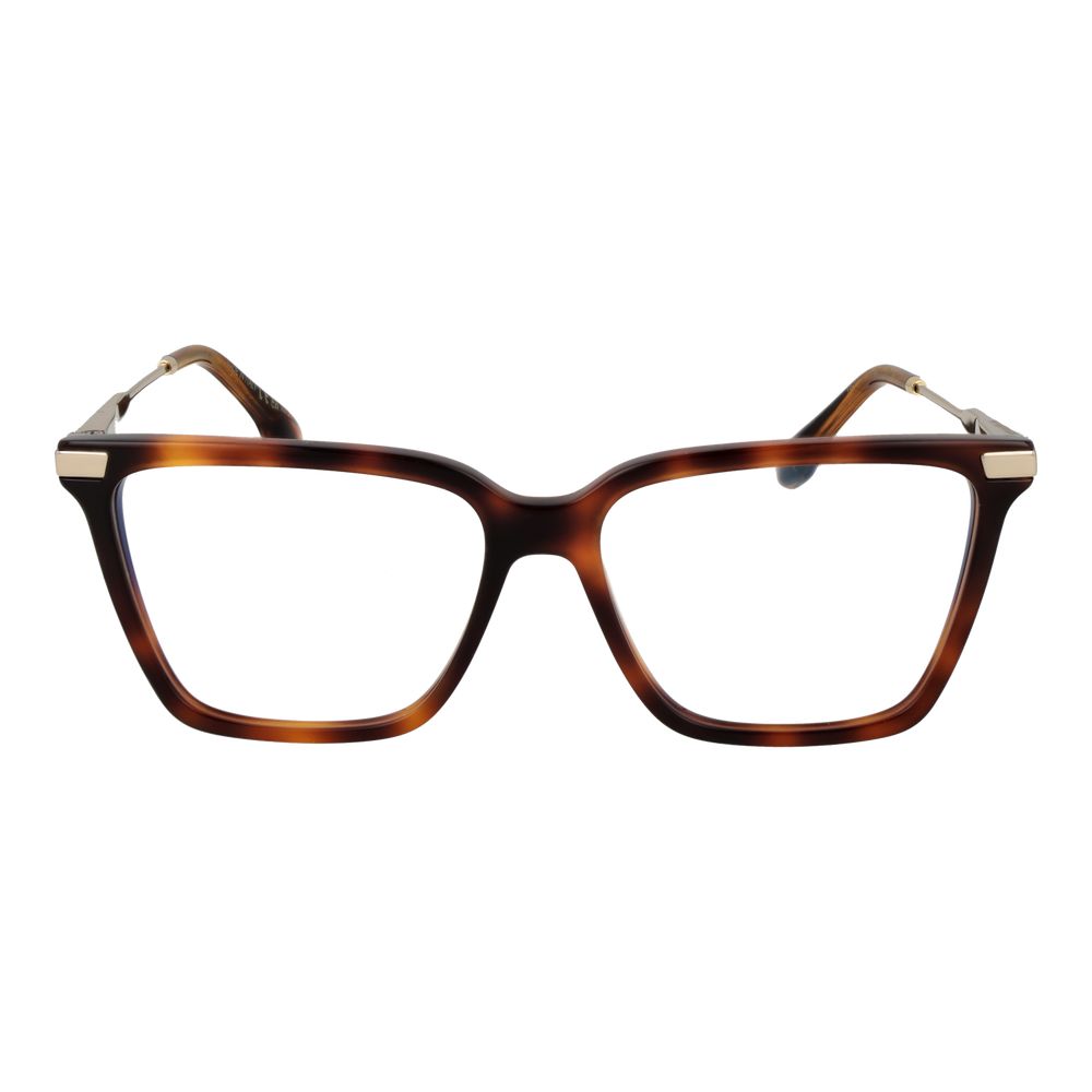 Victoria Beckham Brown Metal & Plastic Glasses (Frames)