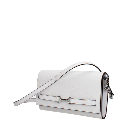 Michael Kors White Leather Clutch Bag