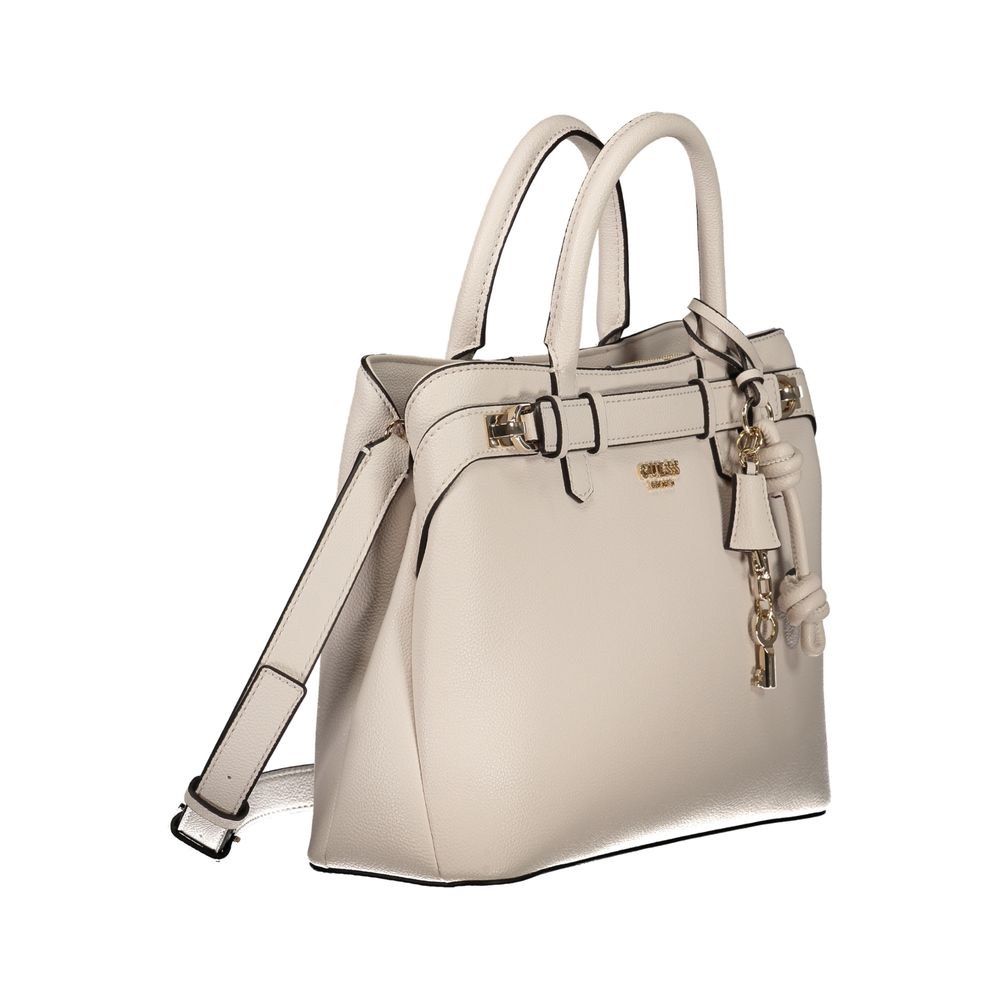 Guess Jeans Beige Polyethylene Handbag