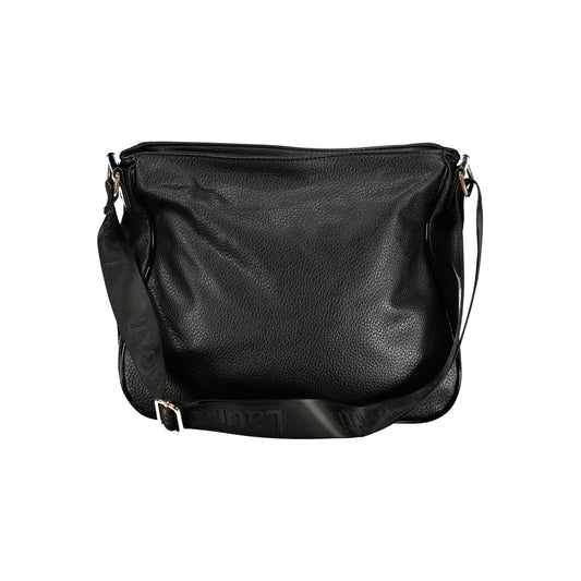 Laura Biagiotti Black PVC Women Handbag