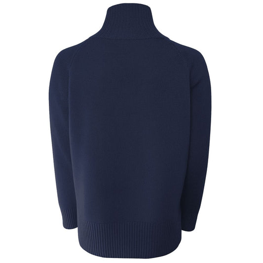 Emilio Romanelli Blue Cashmere Women Sweater