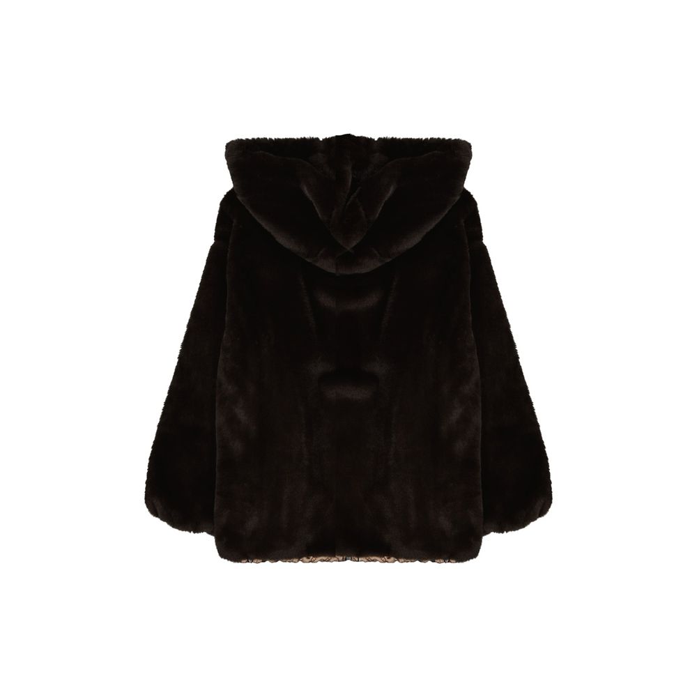 Herno Faux Fur Hooded Jacket