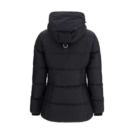 Moose Knuckles Black Recycled Polyester Coat