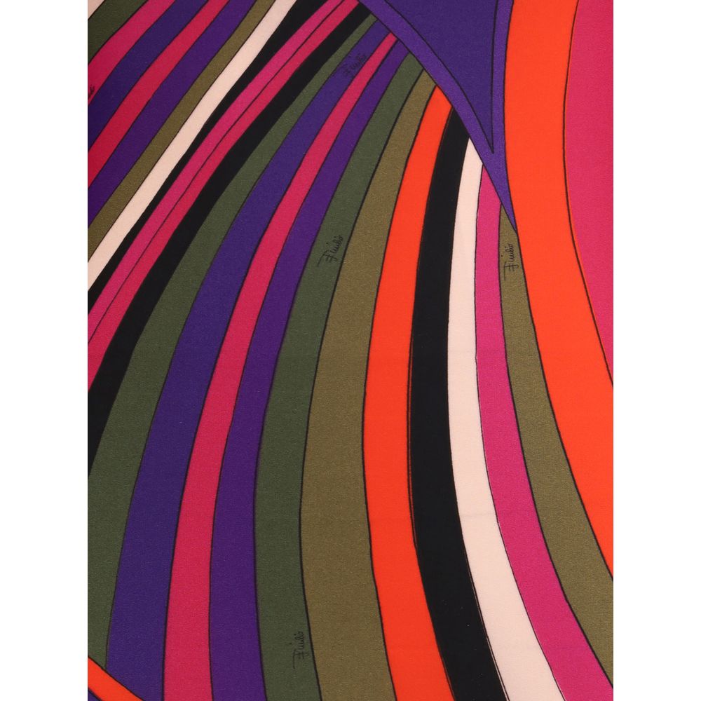 Emilio Pucci Multicolor Polyamide Casual Dress
