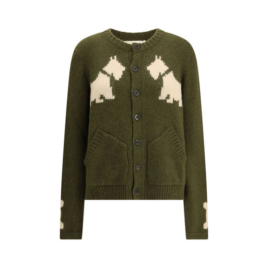 Baziszt Bicolor Alpaca Vicugna Pacos Cardigan
