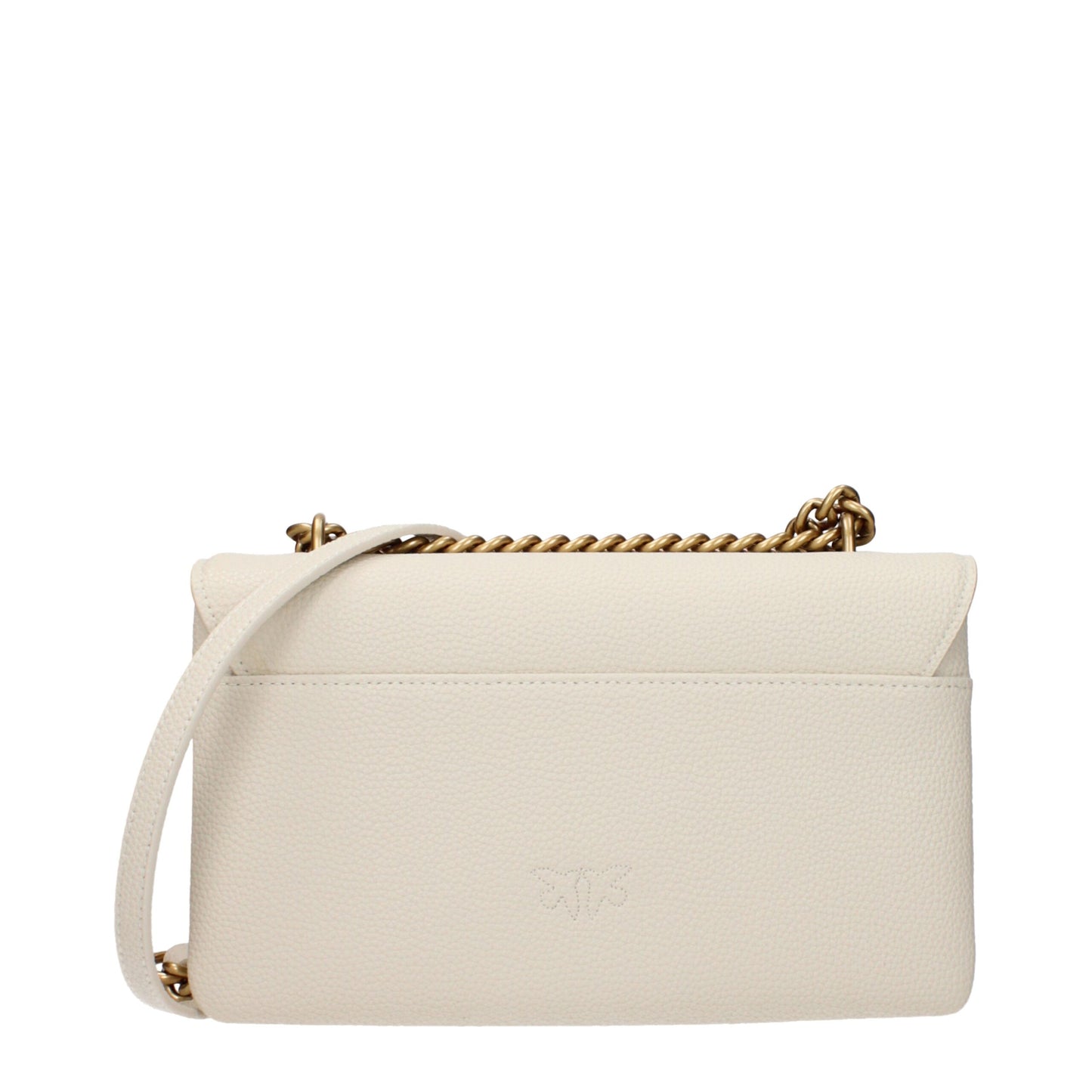 PINKO Beige Leather Crossbody Bag
