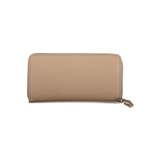 Mario Valentino Beige Polyethylene Women Wallet