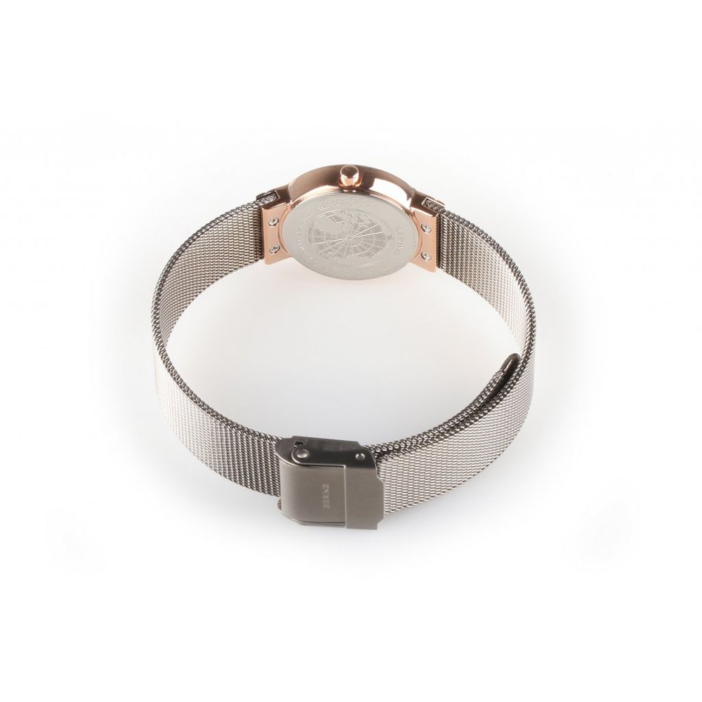 BERING Gray Stainless Steel Dress Watch