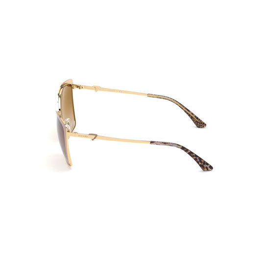 Guess Beige Metal Sunglasses
