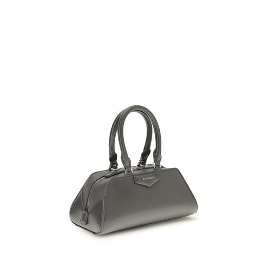 Givenchy Gray Calf Leather Bos Taurus Shoulder Bag