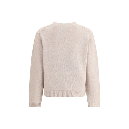 Maison Kitsuné Cream Merino Wool Sweatshirt