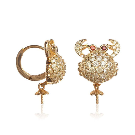 Lancaster Gold Silver Earrings