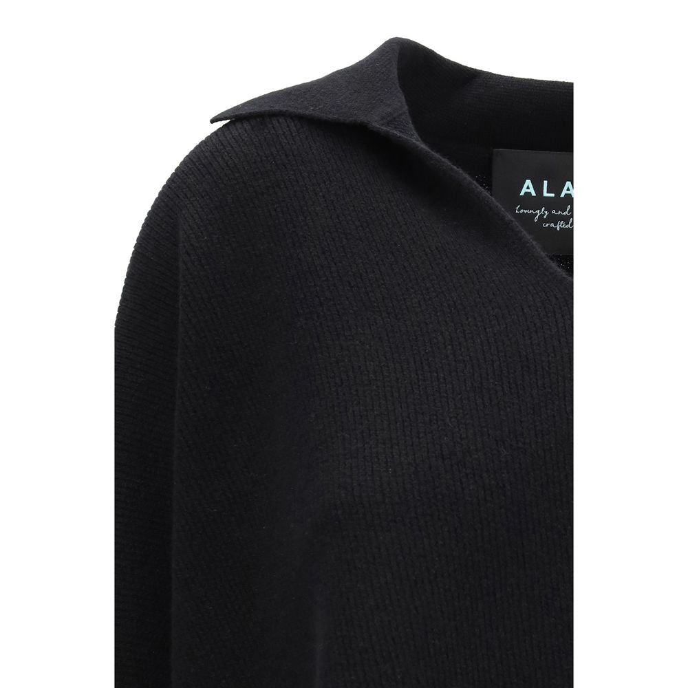 Felpa Alanui in cashmere nero
