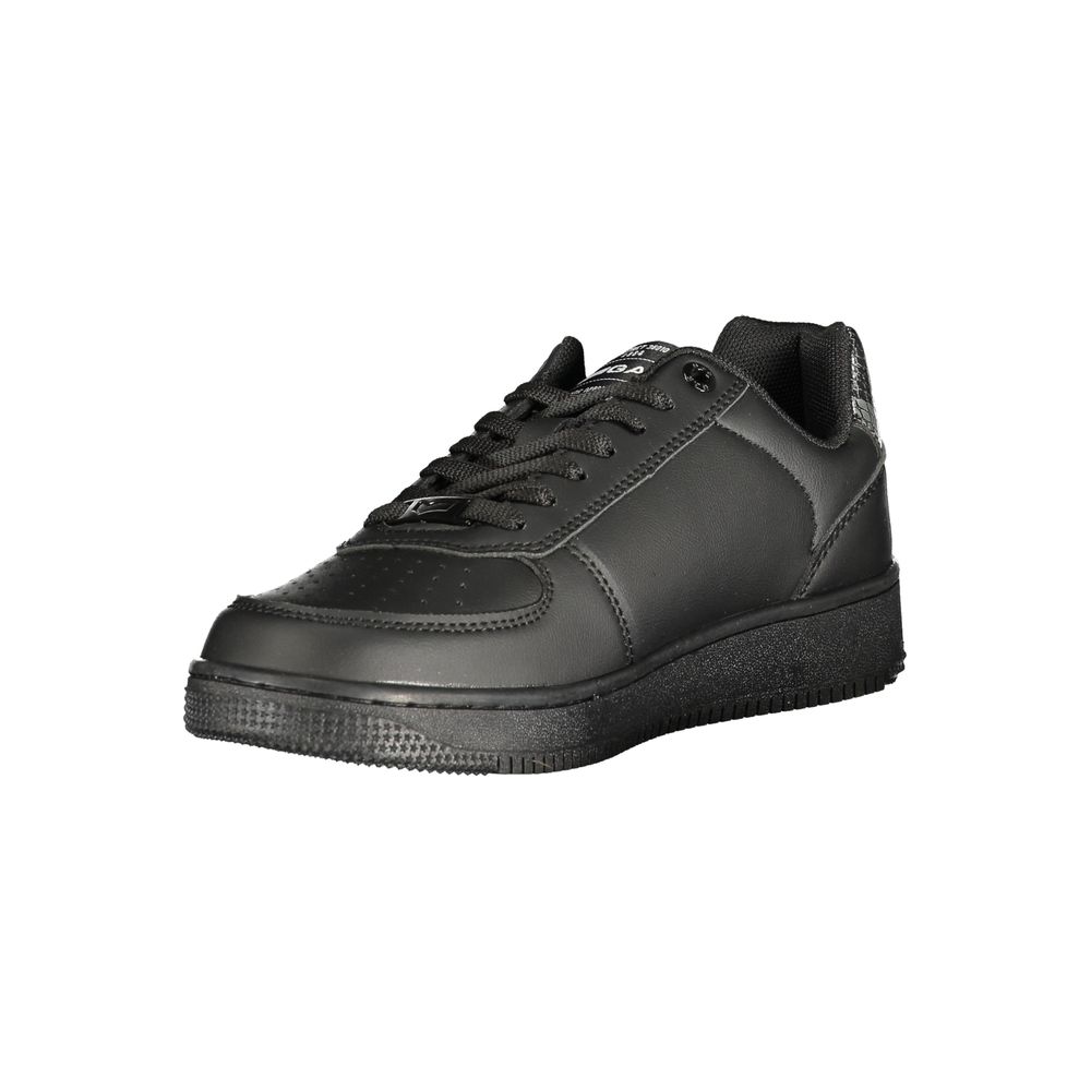 Gas "Black Polyurethane Women's Sneaker"