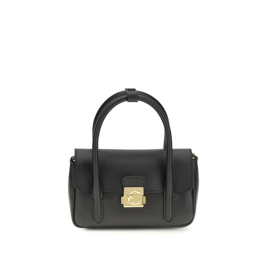 Coccinelle Black Calf Leather Bos Taurus Handbag