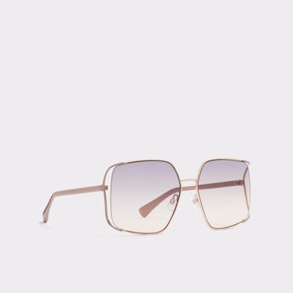 ALDO Rose Gold Polycarbonate Sunglasses