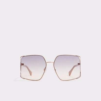 ALDO Rose Gold Polycarbonate Sunglasses