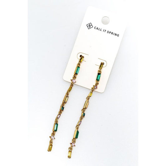 CALL IT SPRING Multicolor Glass Earrings