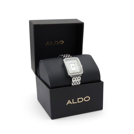 ALDO Silver Zinc Bracelet Watch