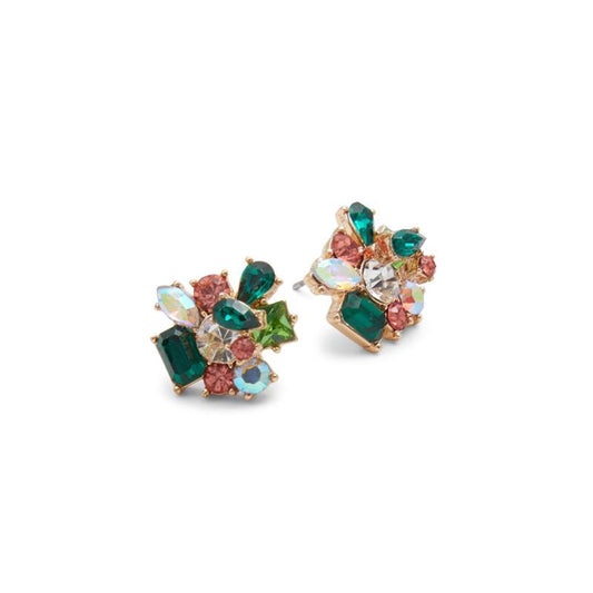 ALDO Green Elastane Earrings