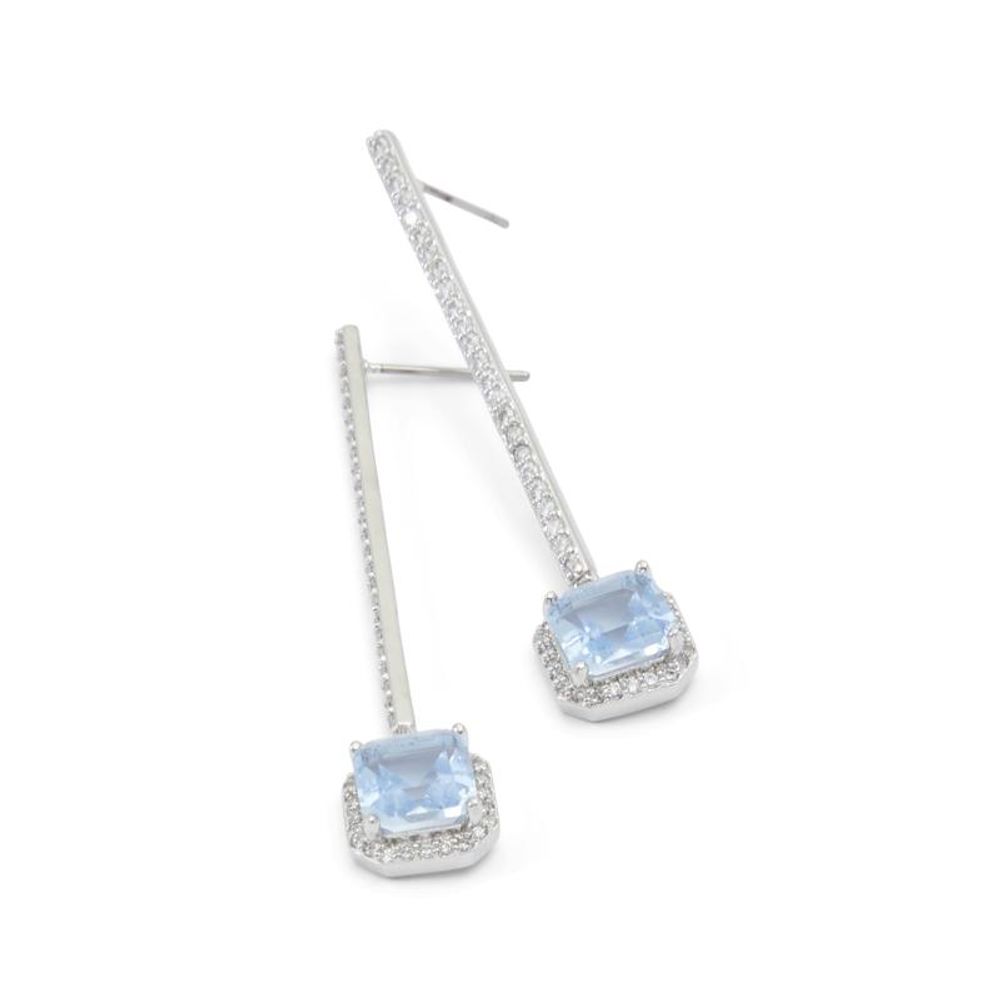 ALDO Light Blue Elastane Earrings