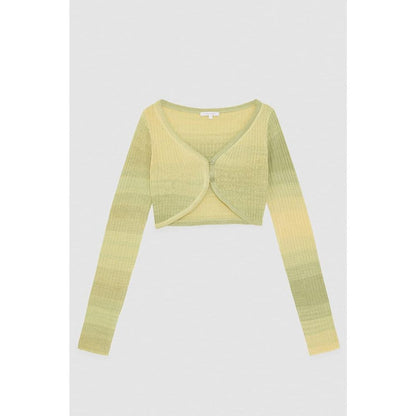 Patrizia Pepe Yellow Viscose Tank Tops