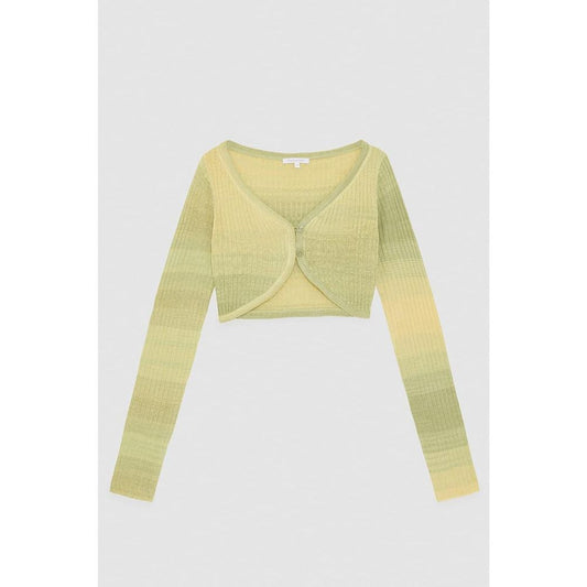 Patrizia Pepe Yellow Viscose Tank Tops