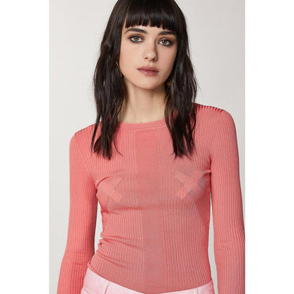 Patrizia Pepe Pink Viscose Jeans Denim