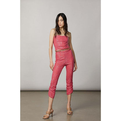 Patrizia Pepe Red Polyester Casual Pants