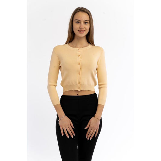Patrizia Pepe Beige Viscose Cardigan