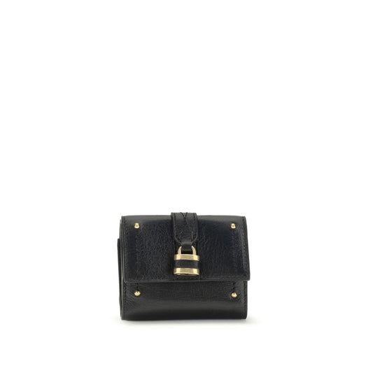 Chloé Black Lamb Ovis Aries Aries Wallet