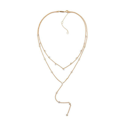 ALDO Gold Elastane Necklace