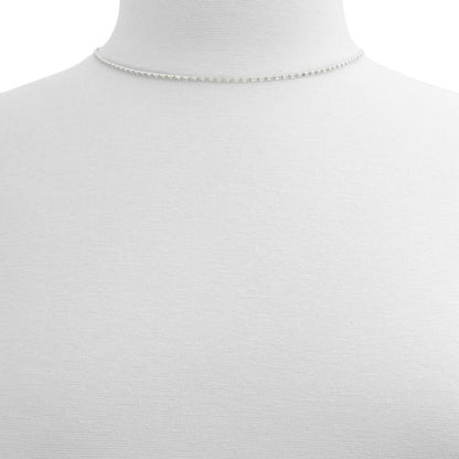ALDO Silver Elastane Necklace