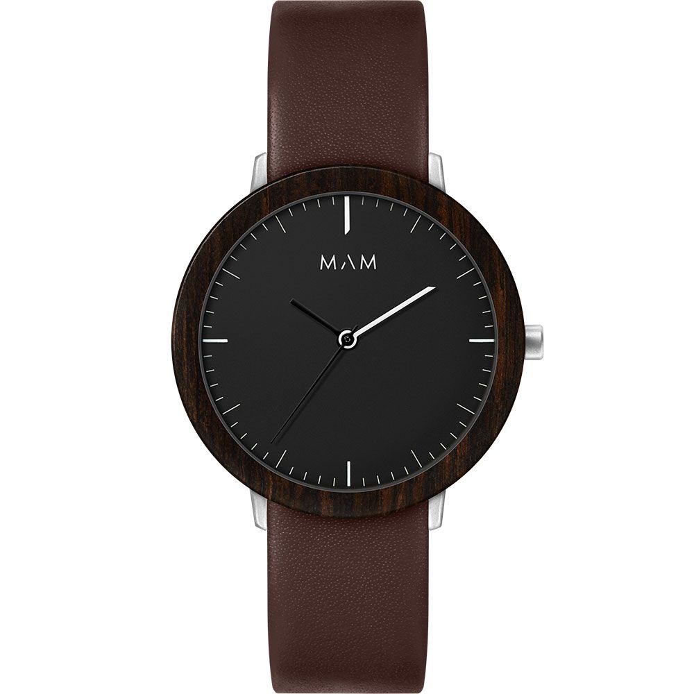 MAM Brown Leather Dress Watch