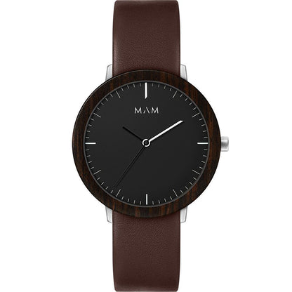 MAM Brown Leather Dress Watch