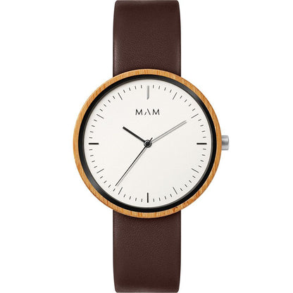 MAM Brown Leather Dress Watch