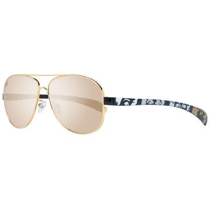 TRY COVER CHANGE Gold Metal Sunglasses
