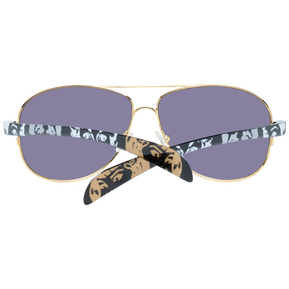 TRY COVER CHANGE Gold Metal Sunglasses