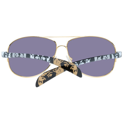 TRY COVER CHANGE Gold Metal Sunglasses