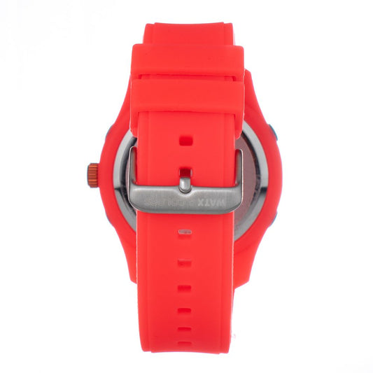 WATXANDCO Red Synthetic Watch