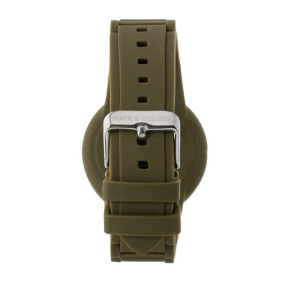 WATXANDCO Green Synthetic Sport Watch