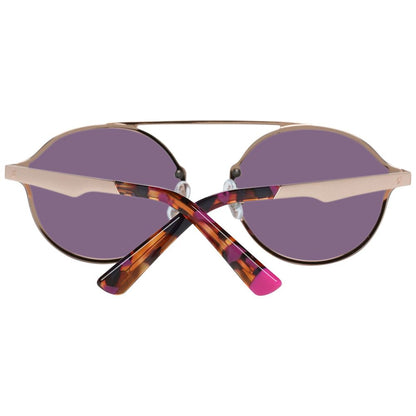 WEB EYEWEAR Gold Metal Sunglasses