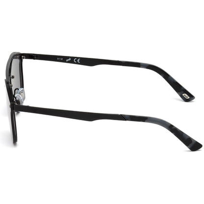 WEB EYEWEAR Black Metal Sunglasses