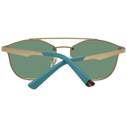 WEB EYEWEAR Gold Metal Sunglasses