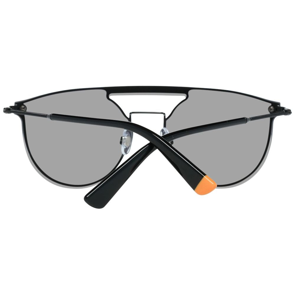 WEB EYEWEAR Black Metal Sunglasses