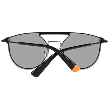 WEB EYEWEAR Black Metal Sunglasses
