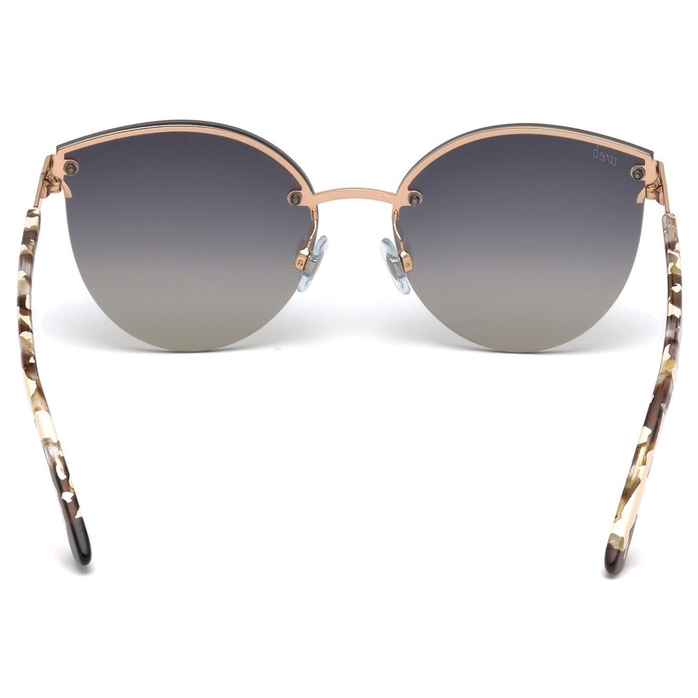 WEB EYEWEAR Pink Metal Sunglasses