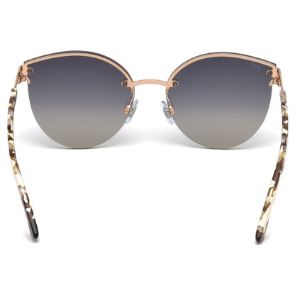 WEB EYEWEAR Pink Metal Sunglasses