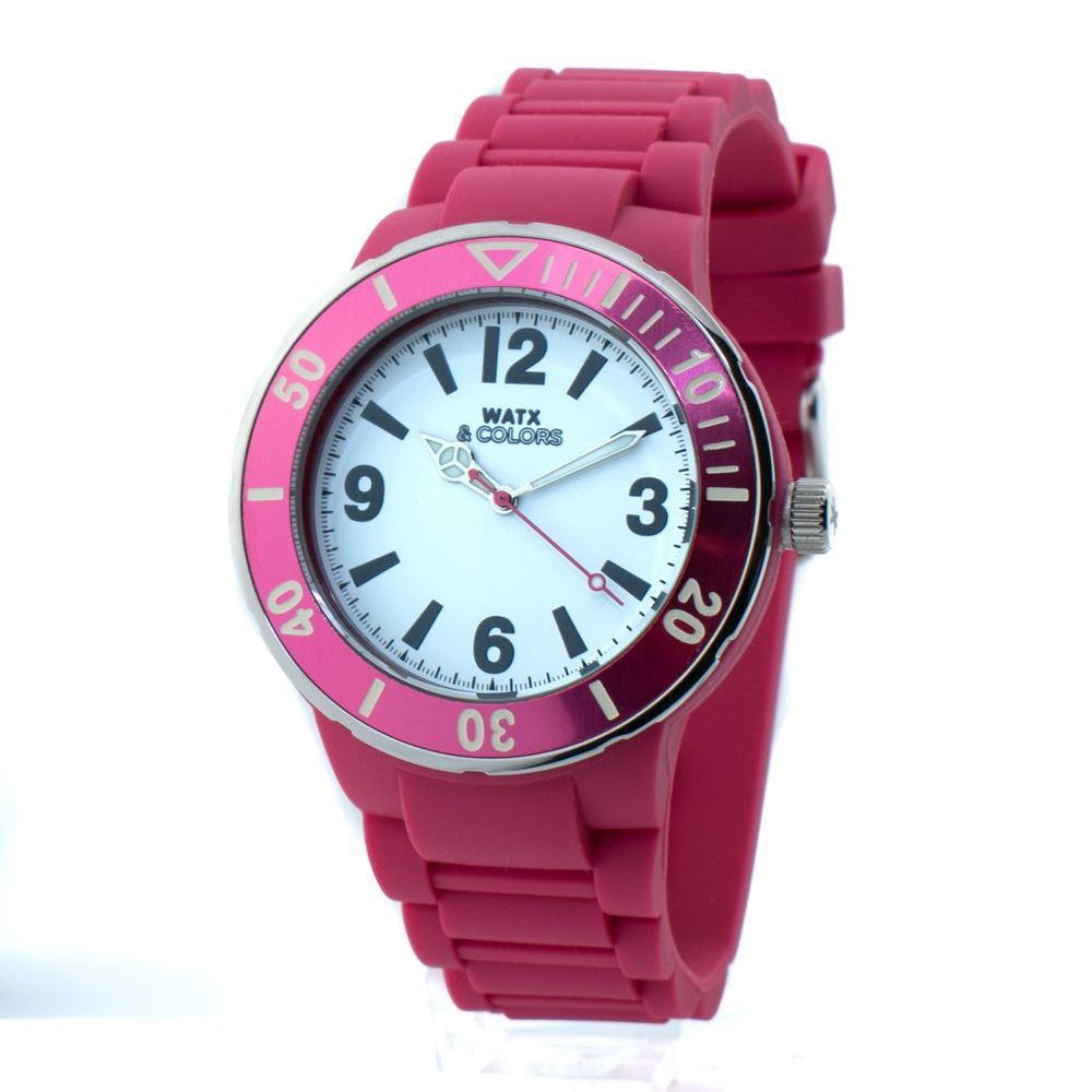 WATXANDCO Multicolor Rubber Sport Watch