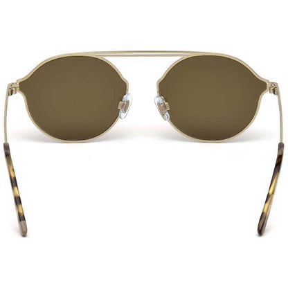 WEB EYEWEAR Gold Metal Sunglasses